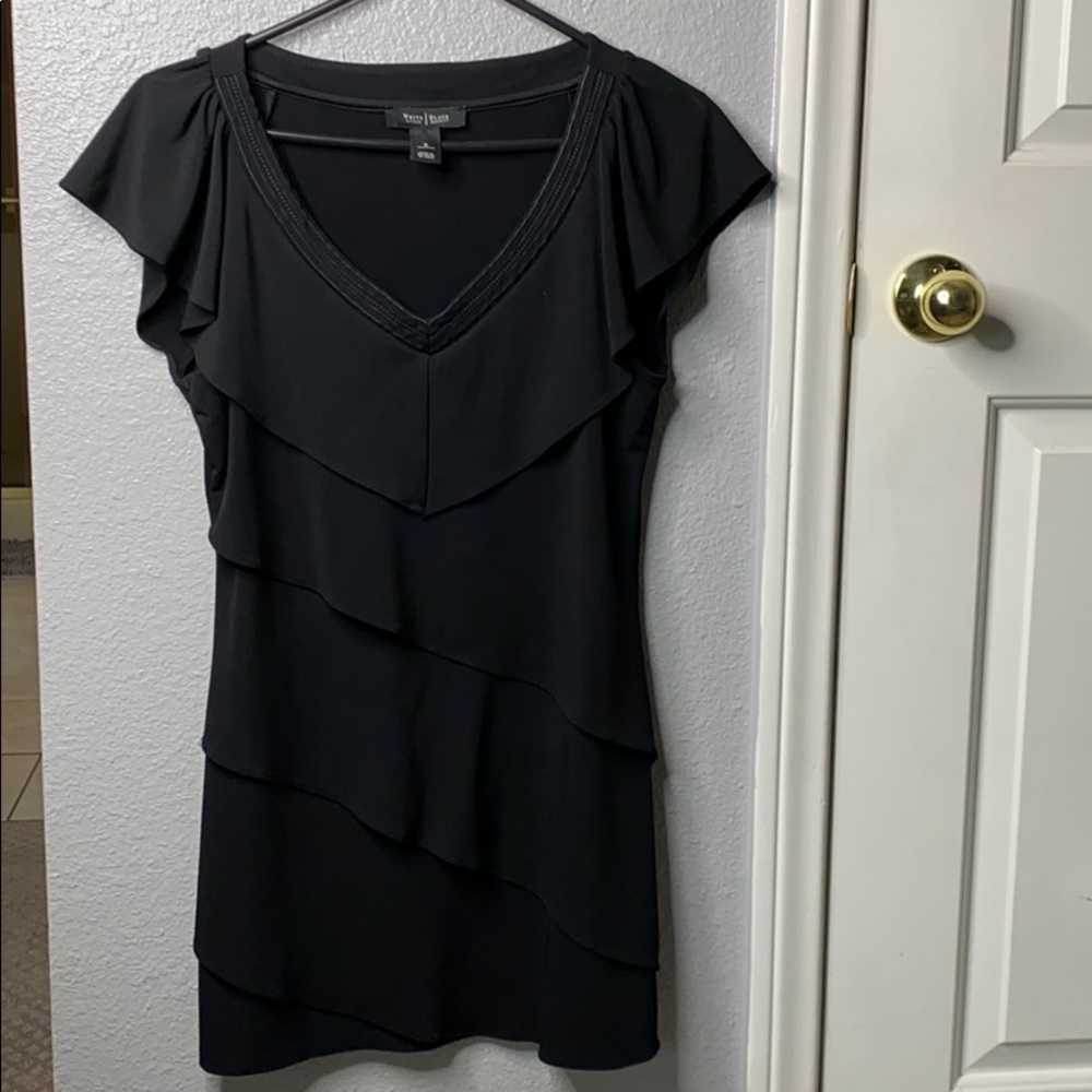 Black formal tunic